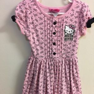 Girls HelloKitty Pink Dress
